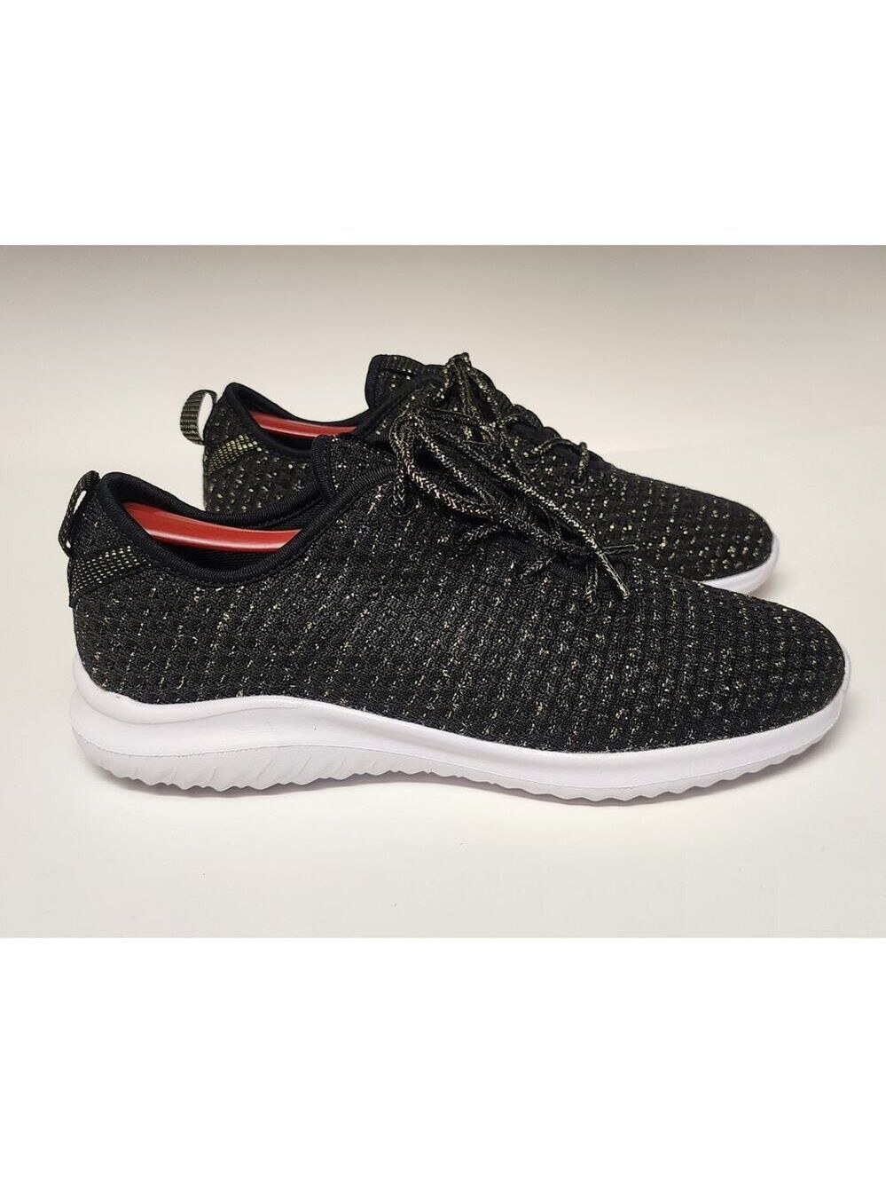 Geers Women's Tennis Dream Seek Sneakers Shoes Footwear Black/Gold Size 8